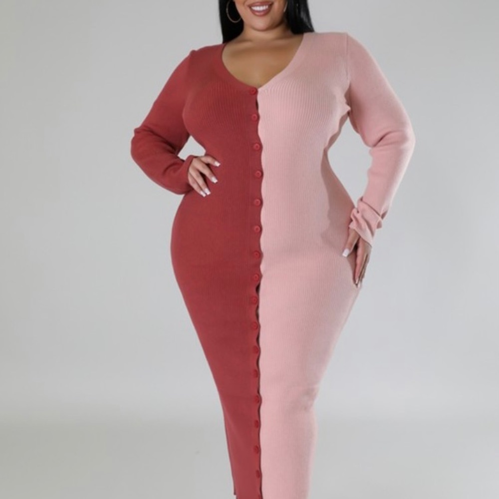 Two tone dress